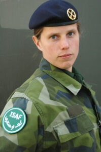 Anja Ljungberg föreläser om sitt arbete som PIO i Afghanistan, FS11